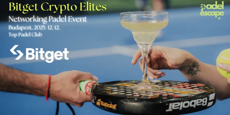 A Bitget exkluzív Crypto Elites padel networking eseményt indít Budapesten