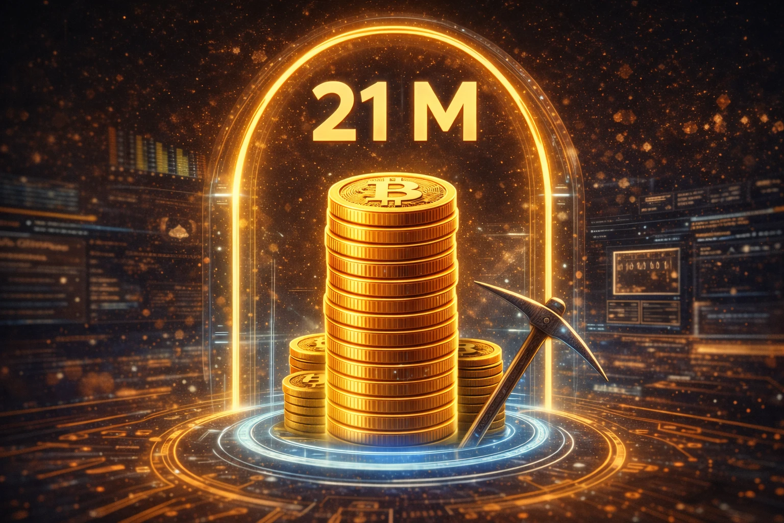 21 M bitcoin bányászat