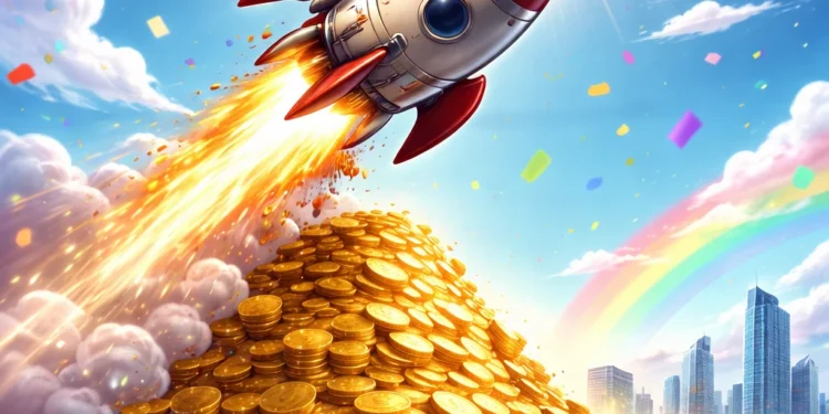 Bitcoin csúcs emelkedik kilő űrhajó