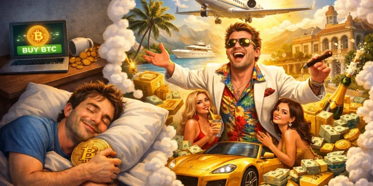 Bitcoin emelkedés álom vagyon kriptovalua