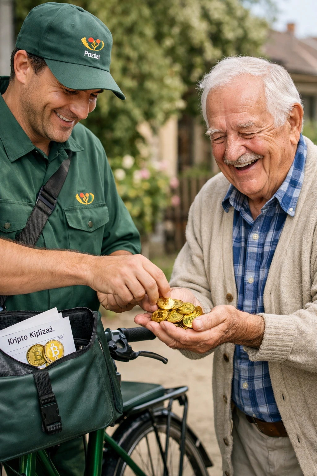 Nyugdíj nyugdíjas postás kriptovaluta bitcoin