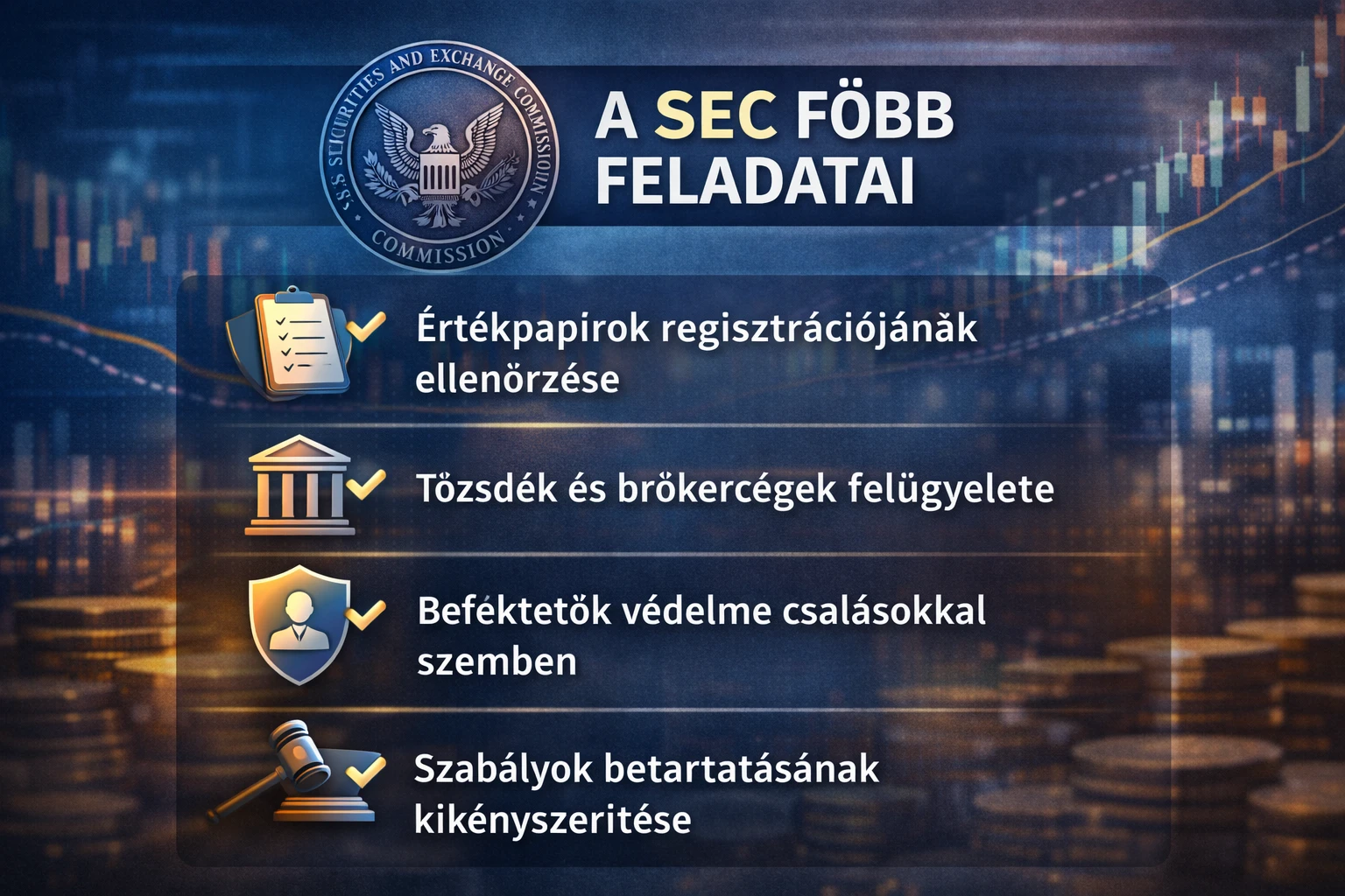SEC feladata hatáskör törvény jog usa