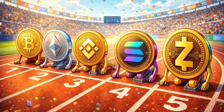 Zcash (ZEC) verseny emelkedik verseny