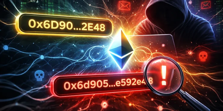 address poisoning címmérgezés