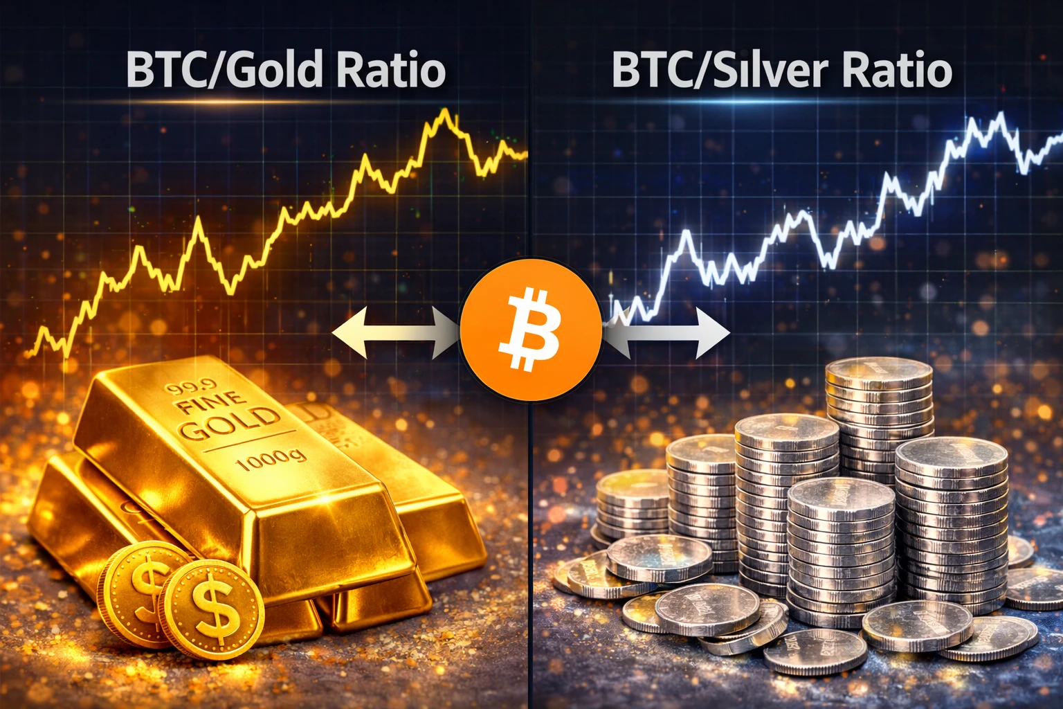 arany ezüst bicoin árfolyam