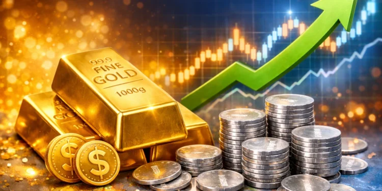 arany ezüst emelkedés