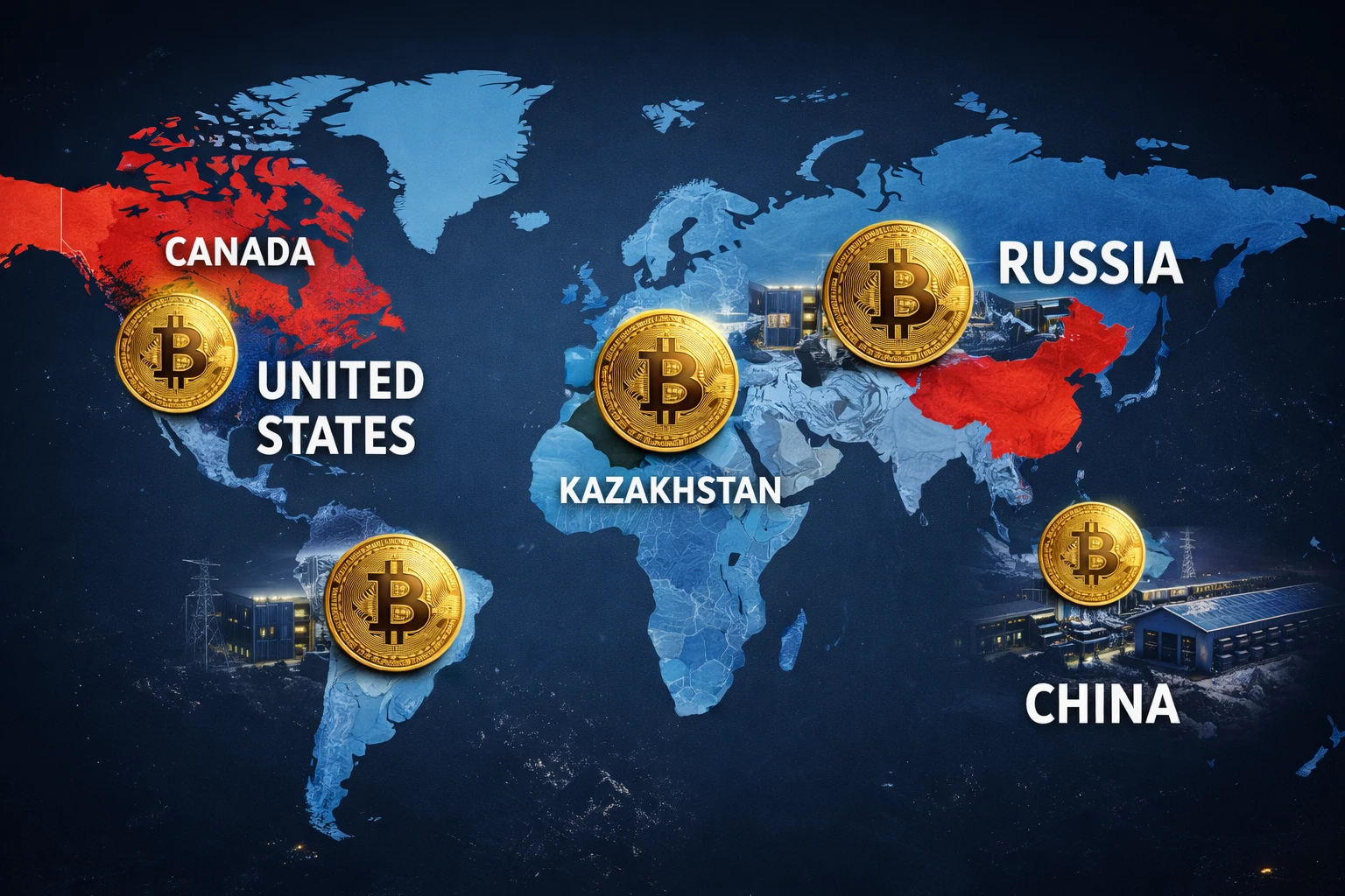 bitcoin bányászfarm világ