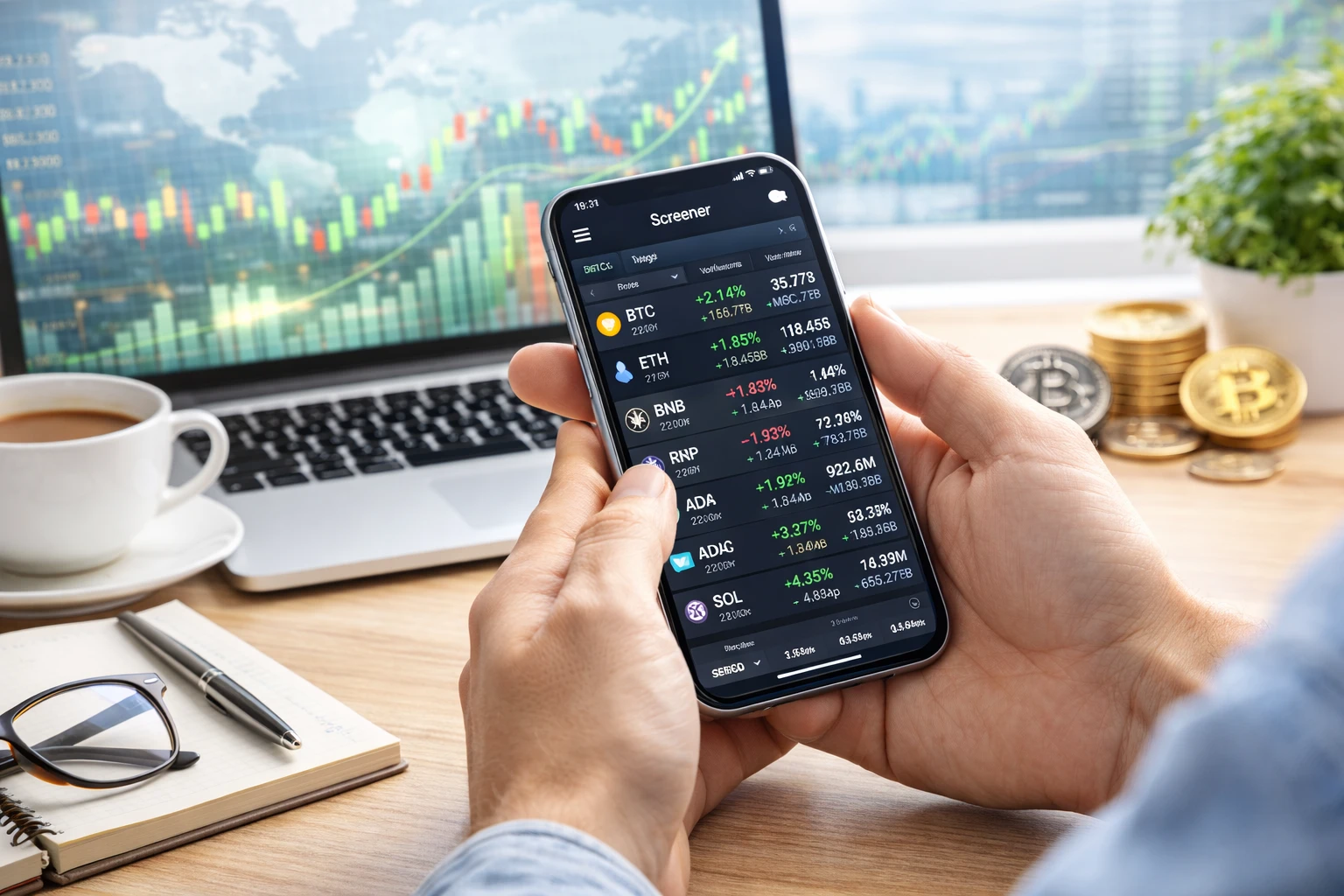 kriptopiaci szűrő elemzés scener