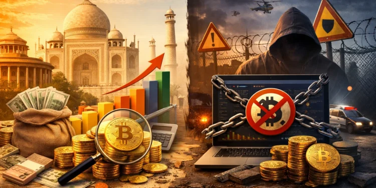 India adó kriptopiac