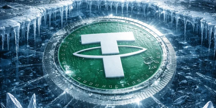 Tether befagyasztás