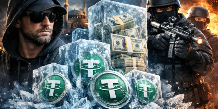 Tether bűnözés csalás cekker befagyaszt