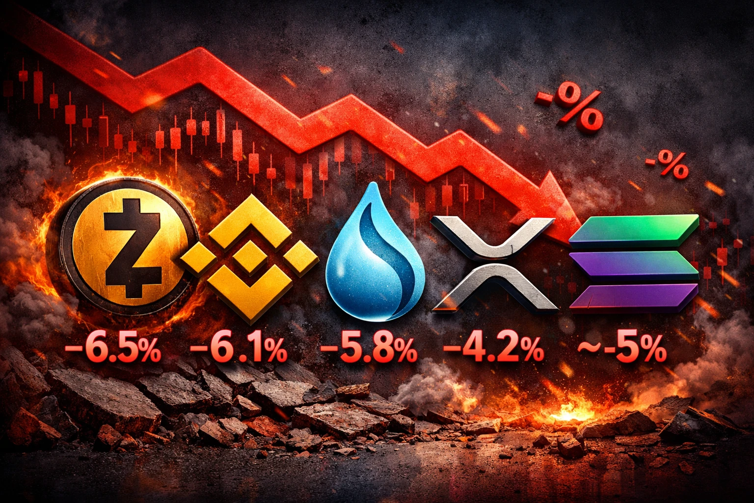 altcoinok zuhan esik