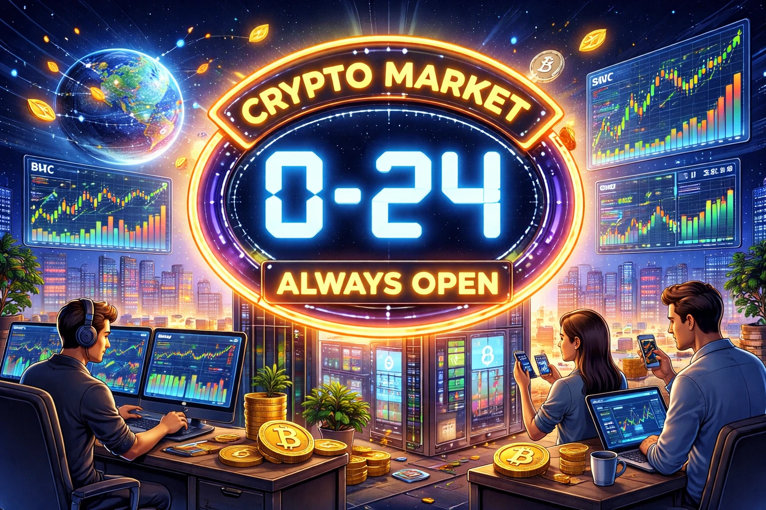 crypto Market kripto piac 0 24