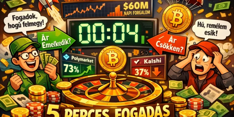 5 perces fogadás bitcoin