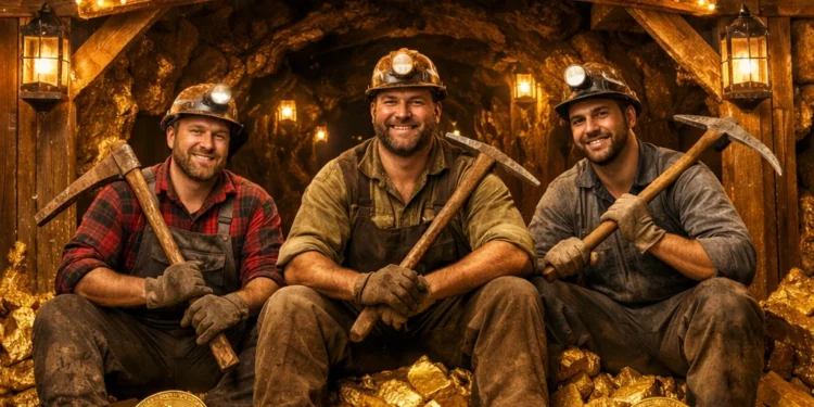 Arany bánya bányász aranybánya