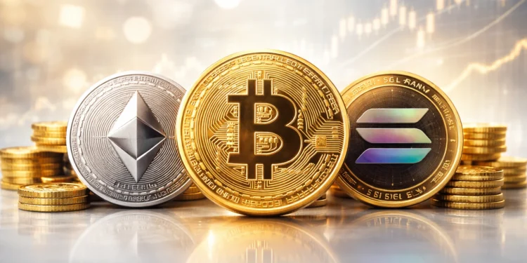 Bitcoin Ethereum Solana
