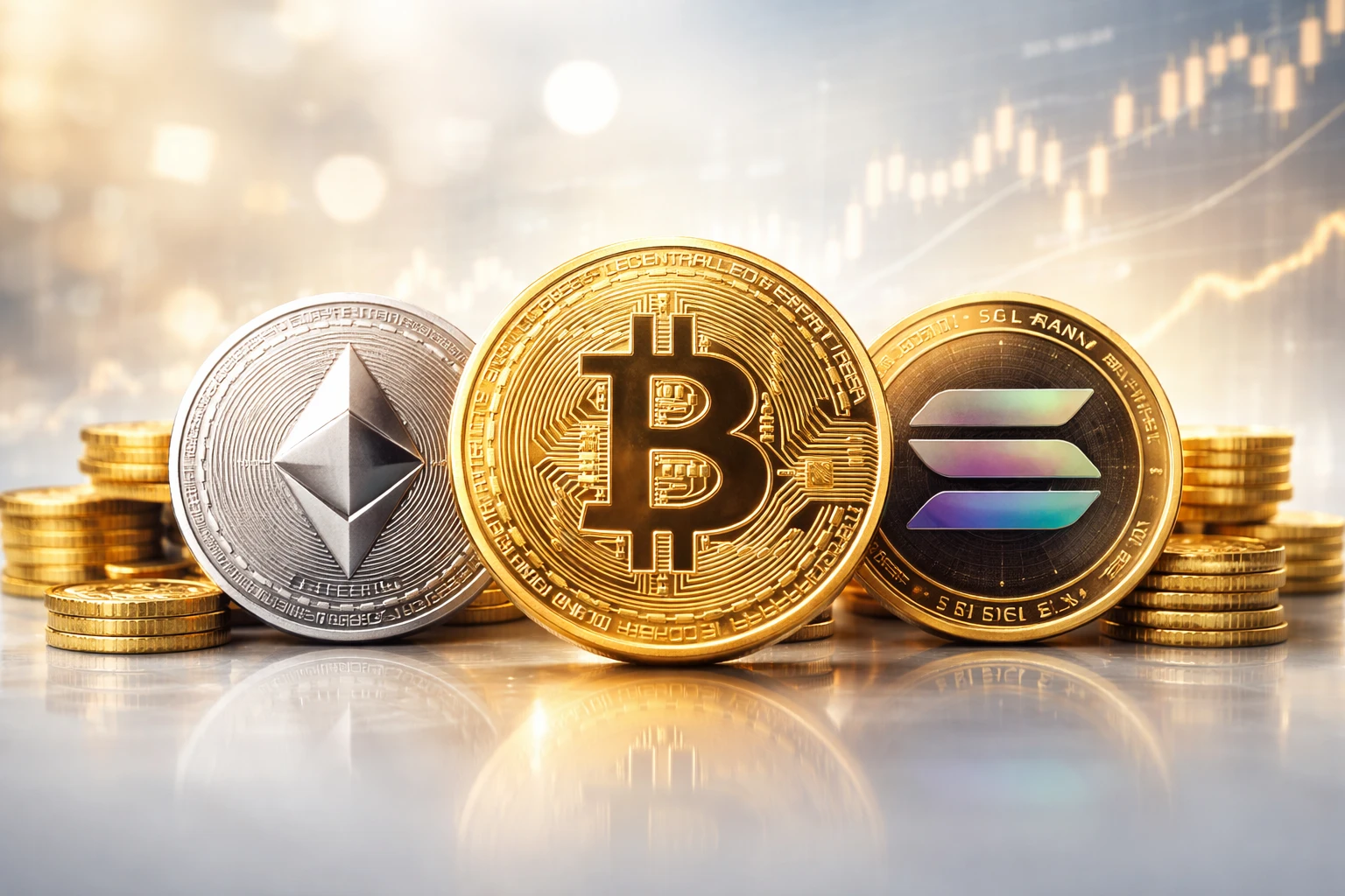 Bitcoin Ethereum Solana