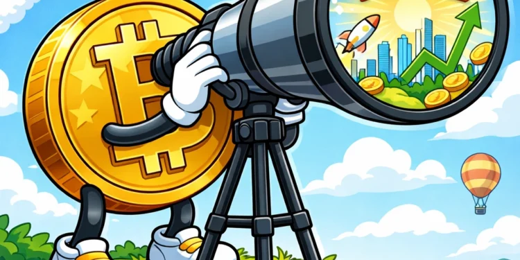 Bitcoin jövő távcső