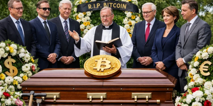 Bitcoin temetés halál veszteség zuhanás