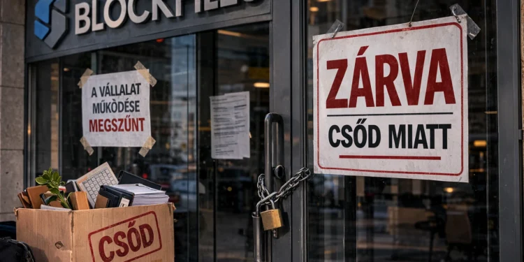 Blockfills csőd kriptohitelezés