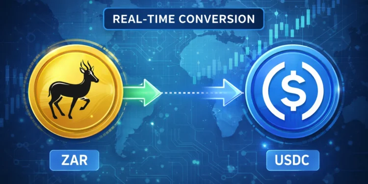ZAR USDC átváltás