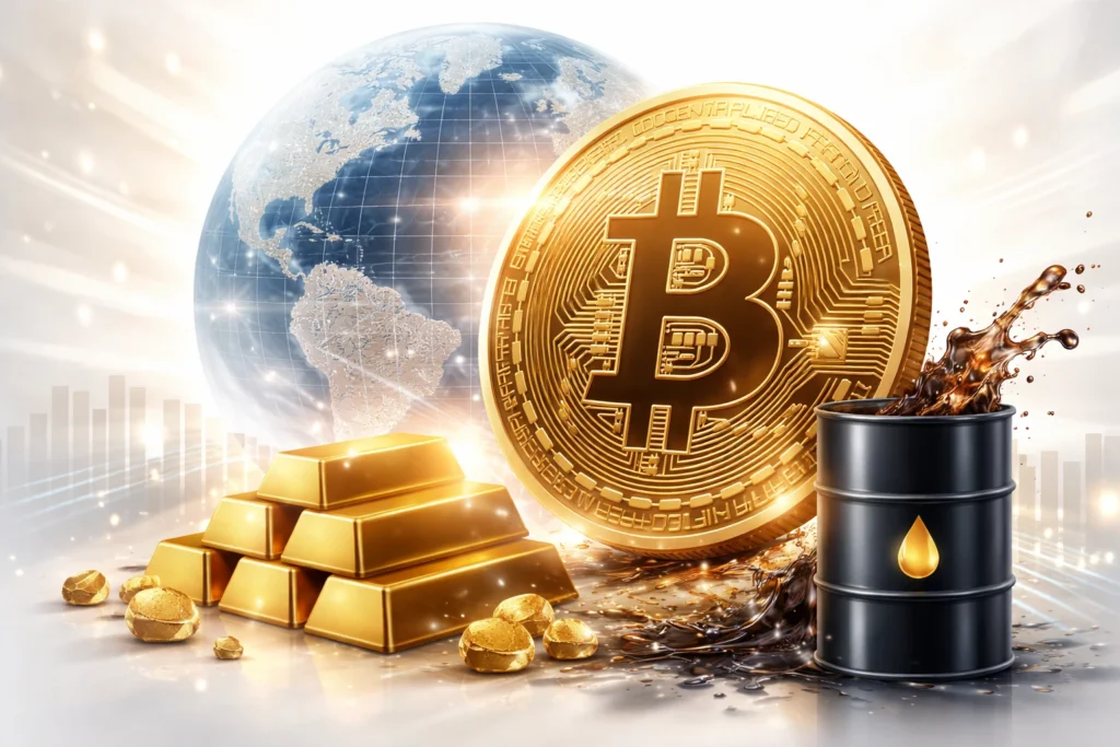 olaj bitcoin arany ezüst