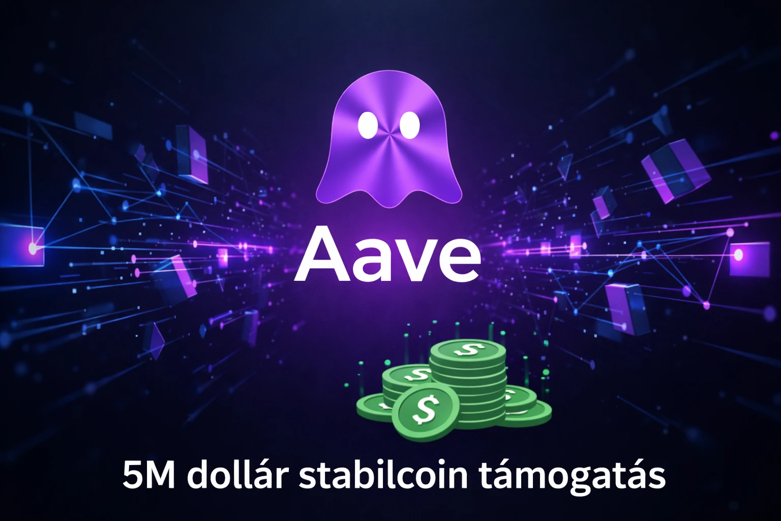 Aave 5M dollár támogatás