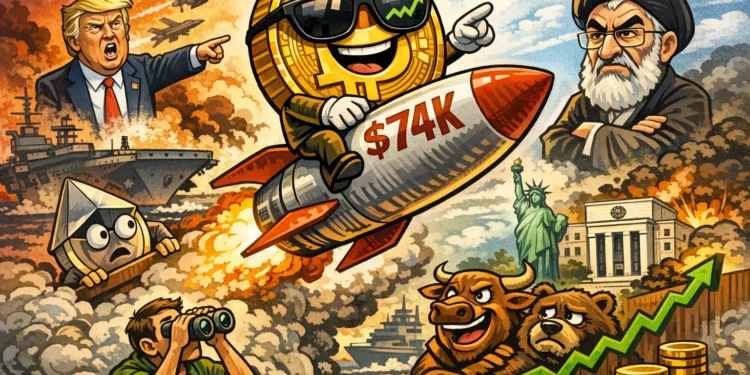 Bitcoin rakéta geopolitikai feszültség háború