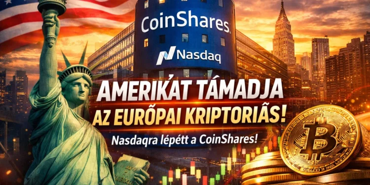 Kriptobomba a Nasdaqon: megjött a CoinShares