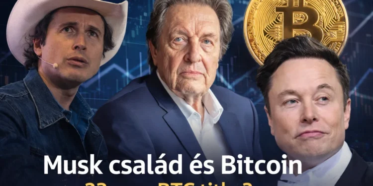 Musk család és Bitcoin: 23 ezer BTC titka?
