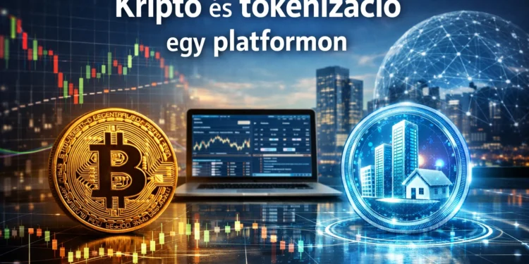 Kripto tokenizáció egy platformon