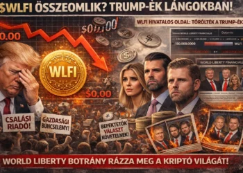World Liberty Financial összeomás zuhanás WLFI token