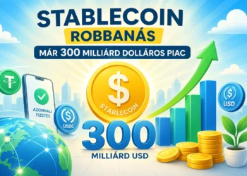 Stablecoin robbanás: már 300 milliárd dolláros piac