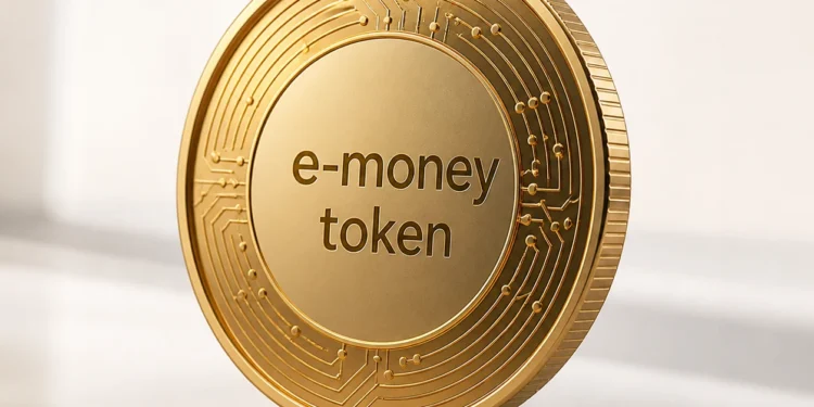 E-money token stabilcoin