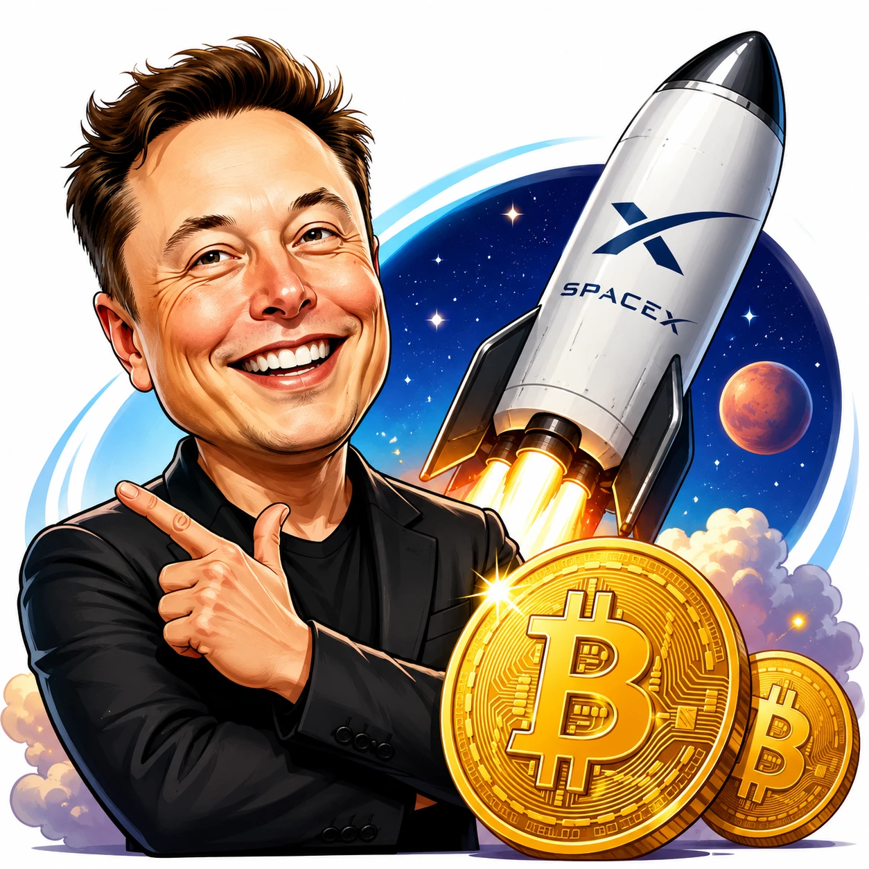 SpaceX Elon Musk bitcoin