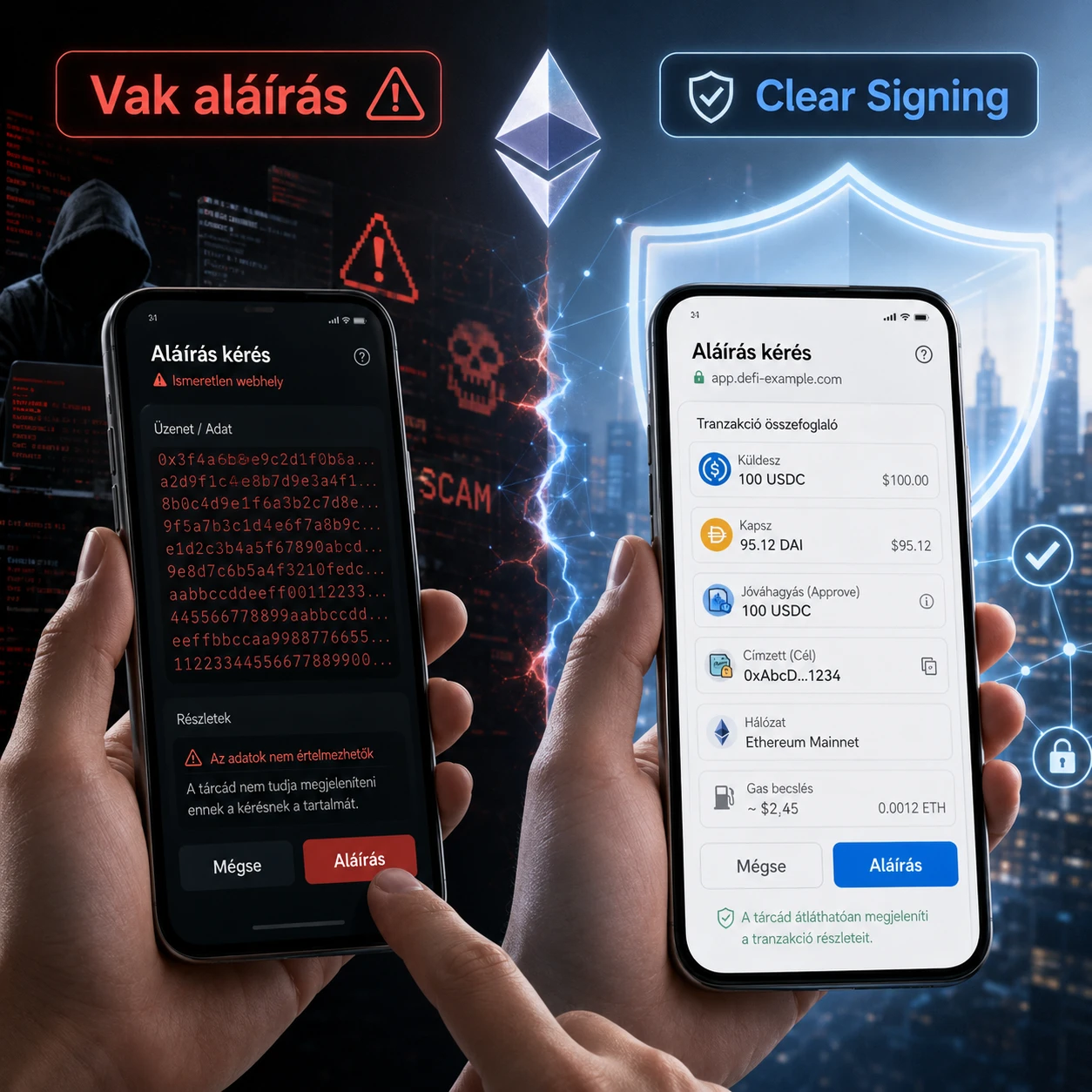 vak aláírás