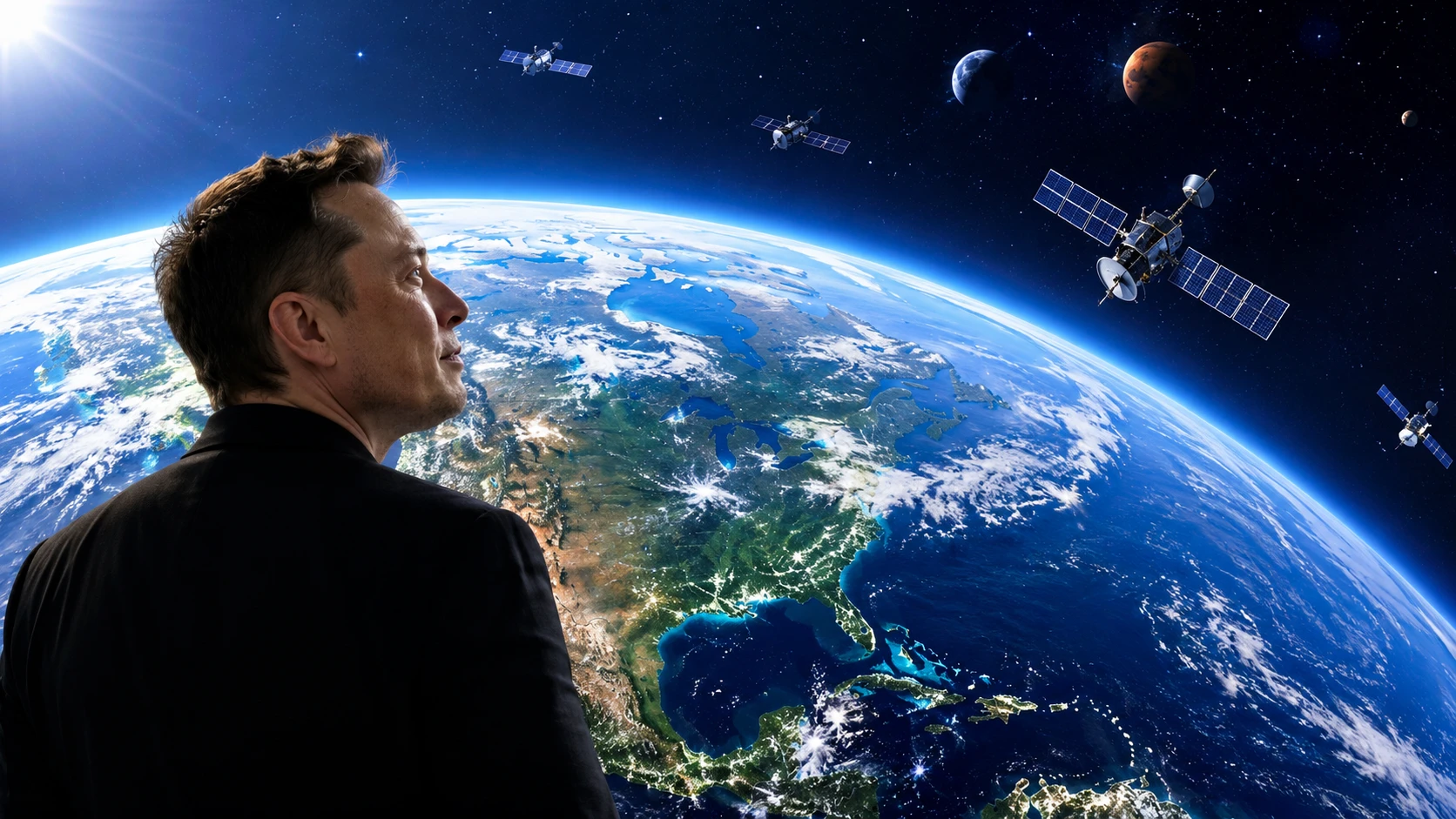 Elon Musk világ egyetem világűr űrhaló műhold telefon