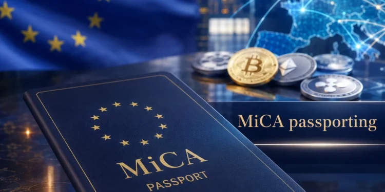MICA Passporting útlevél engedély