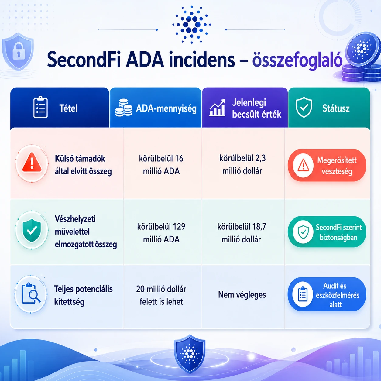 SecondFi ADA incidens 