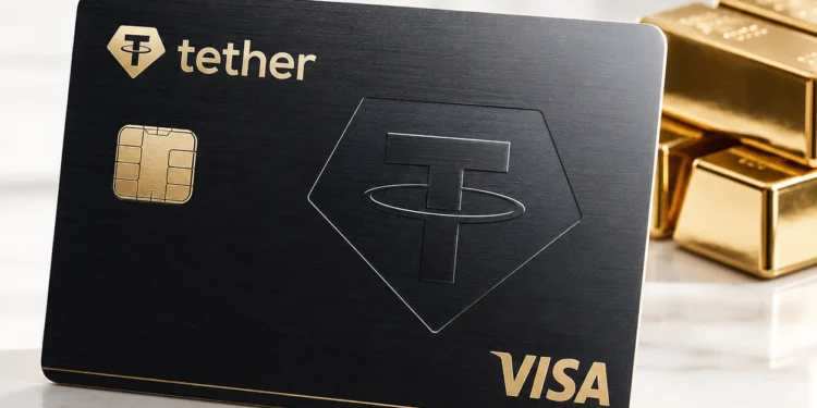 Tether aranykártya: XAUT költés Visa-hálózaton