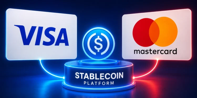 VISA Mastercard stabilcoin platform