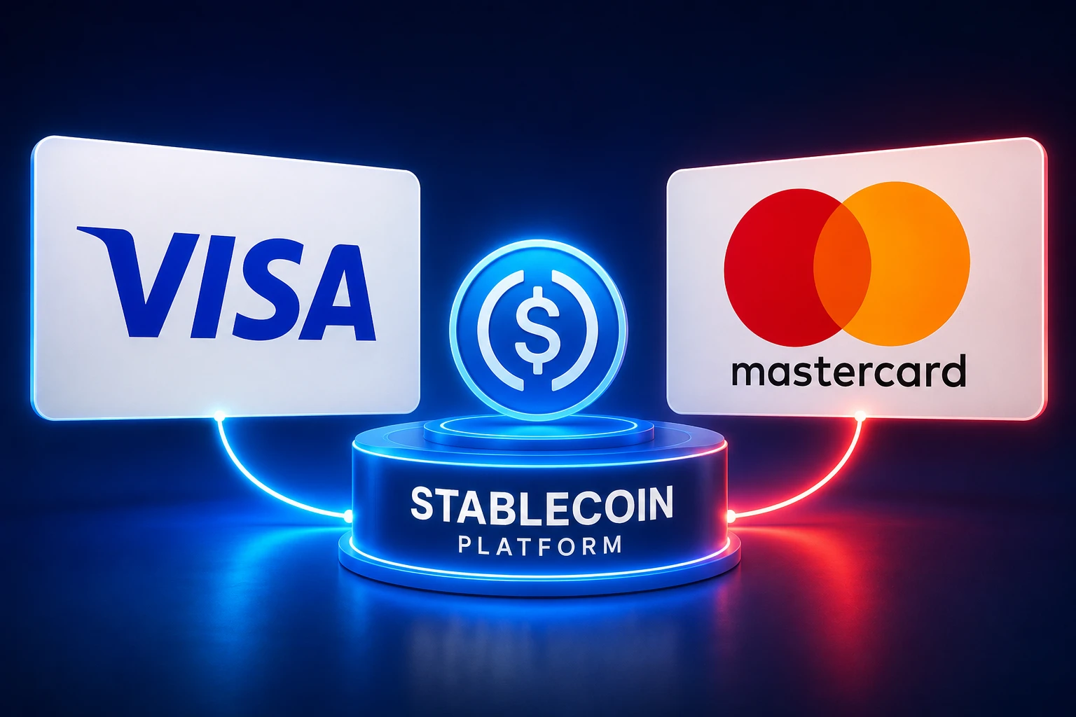 VISA Mastercard stabilcoin platform