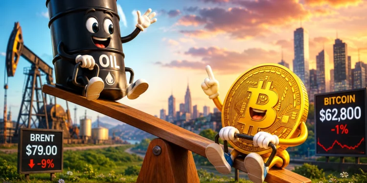 Összeomlott az olaj ára, de a Bitcoin nem reagált – az 5 éves adatok megdöbbentő igazságot mutatnak