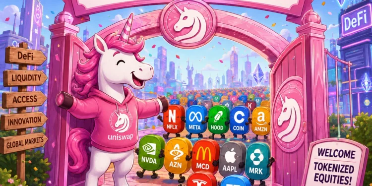 Uniswap tokenizált részvények