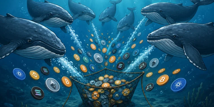 XRP-rali: gyűjtenek a bálnák