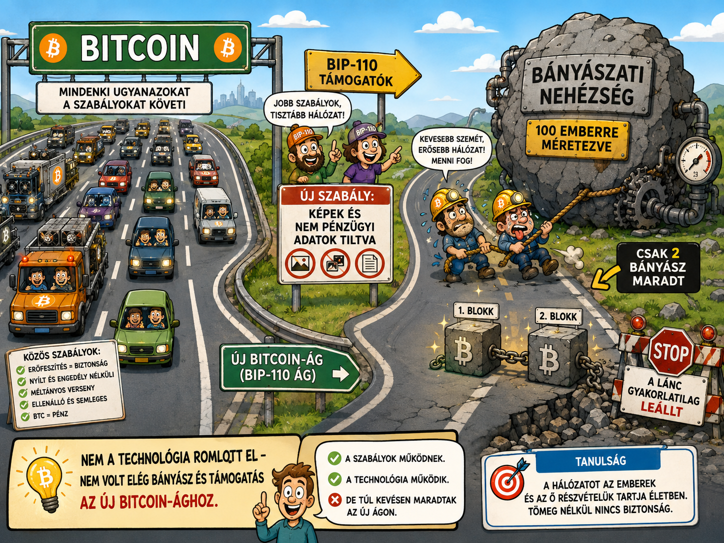 Bitcoin ág bányászhiány leállt lánc