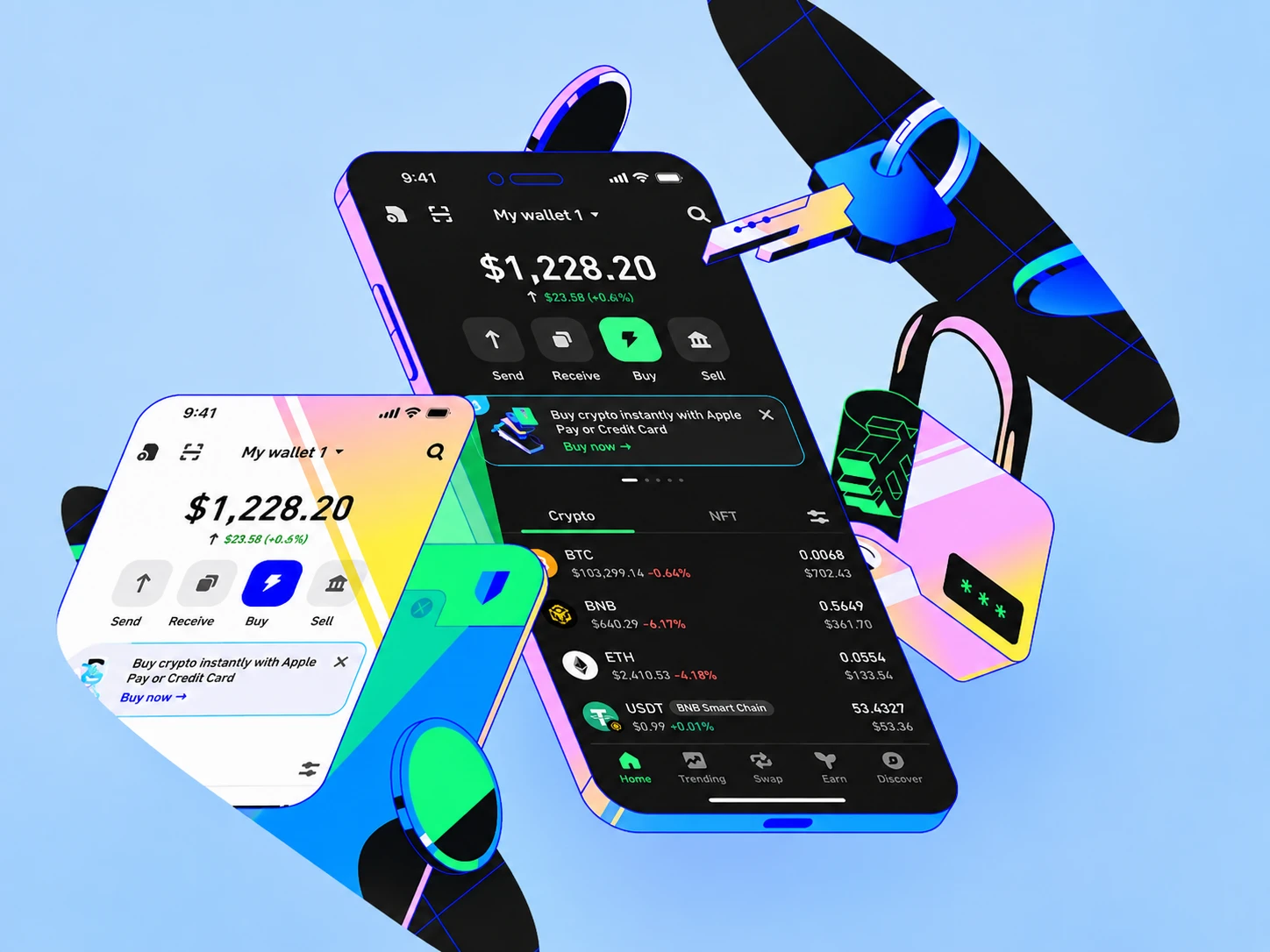 tárca kulcs biztonság wallet