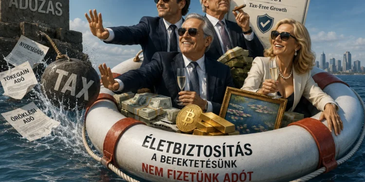 életbiztosítás Private Placement Life Insurance, PPLI adó mentőöv gazdagok