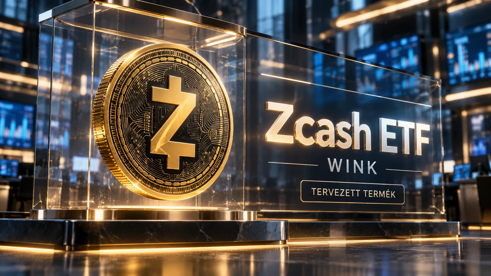 Arany Zcash érme WINK ETF