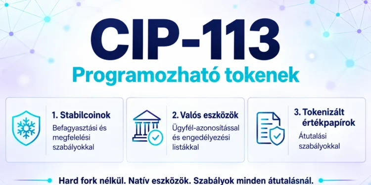 CIP-113 Programozható tokenek